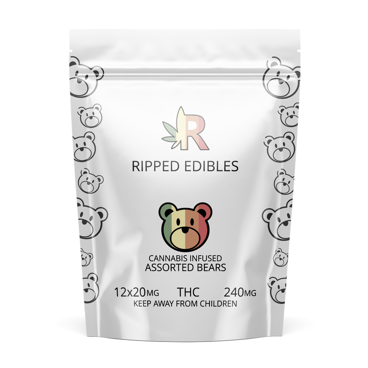 RIPPED THC GUMMIES BEARS | 240MG EDIBLES