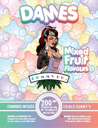 DAMES THC GUMMIES | 200MG EDIBLES