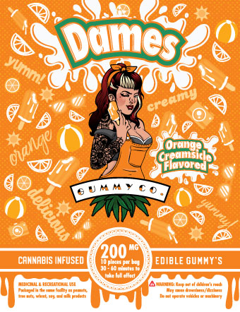 DAMES THC GUMMIES | 200MG EDIBLES