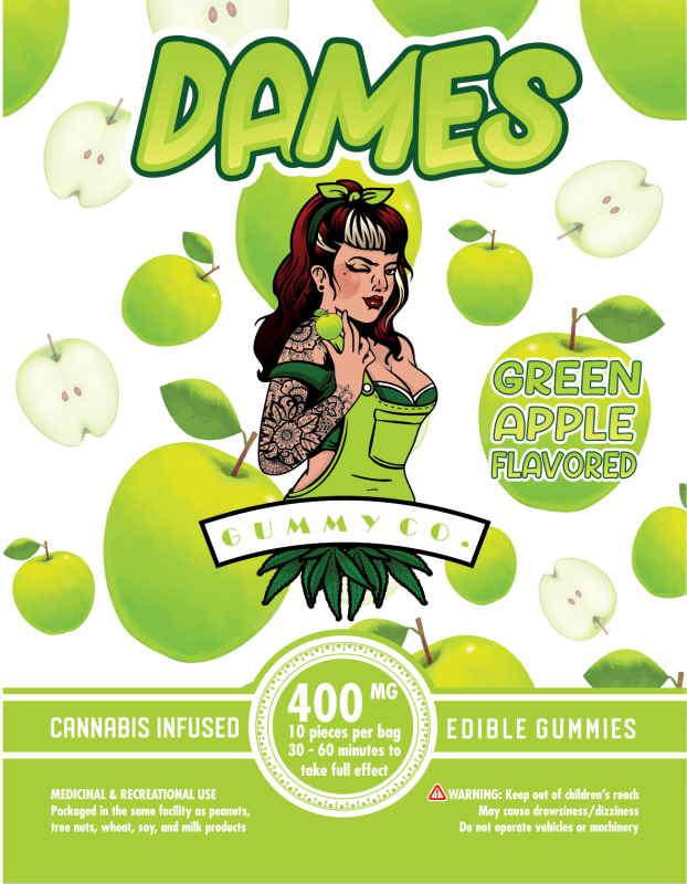 GOMMES AU THC POUR FEMMES | ALIMENTS 400 MG