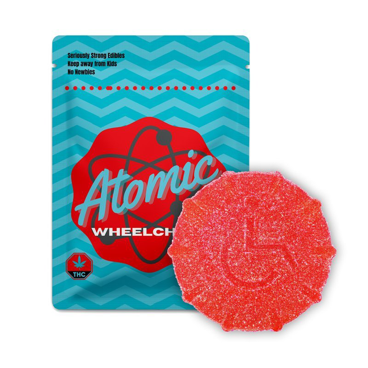 ATOMIC WHEELCHAIR THC VEGAN GUMMIES | 1000MG EDIBLES