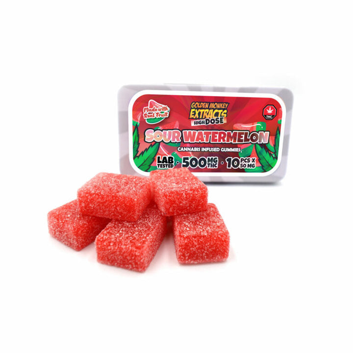 GOLDEN MONKEY EXTRACTS HIGH DOSE THC GUMMIES | 500MG EDIBLES