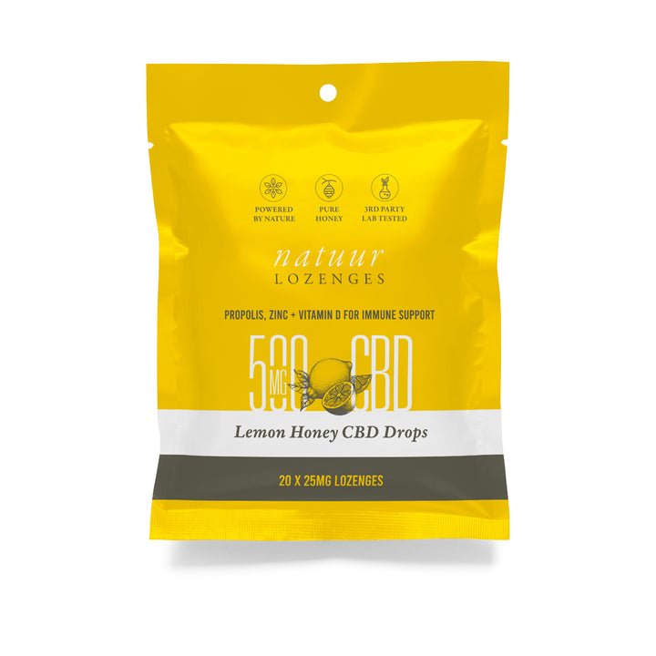 NATUUR CBD LOZENGES COUGH DROPS | 500MG