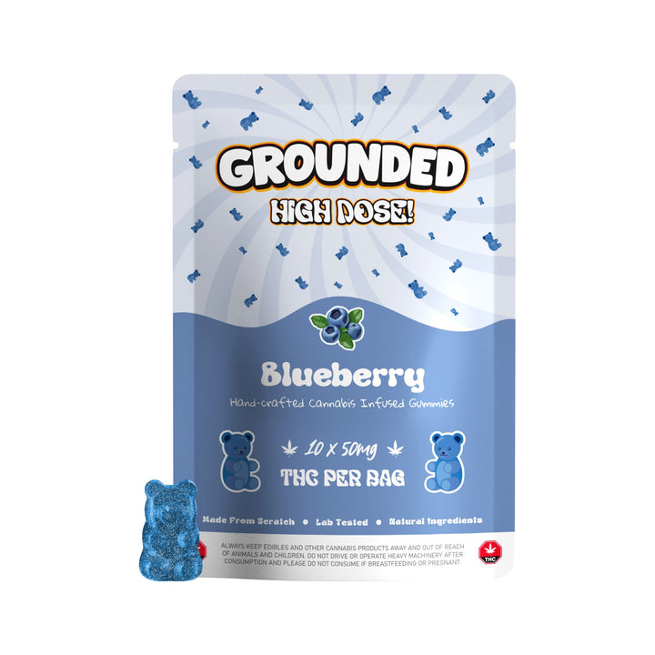 GROUNDED HIGH DOSE THC GUMMY BEARS | 500MG EDIBLES