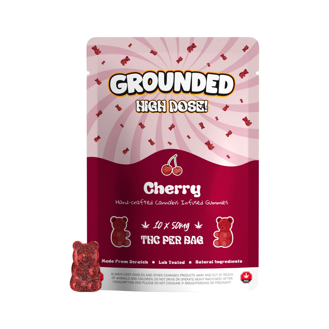 GROUNDED HIGH DOSE THC GUMMY BEARS | 500MG EDIBLES