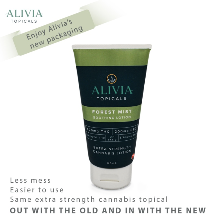 ALIVIA TOPICALS SOOTHING LOTION + ARNICA THC+CBD 2:1 | 60ML