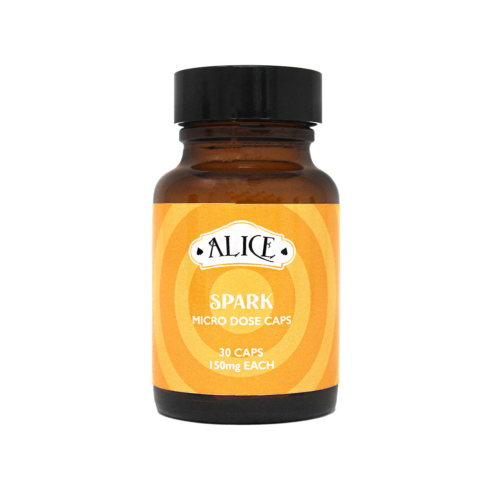 CAPSULES DE CHAMPIGNONS D'ALICE SPARK | 4500 MG DE PSILOCYBINE