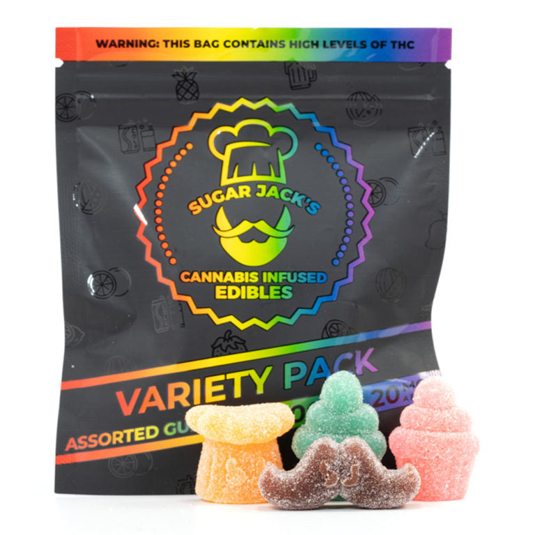 GOMMES AU THC SUGAR JACKS | ALIMENTS 200 MG 