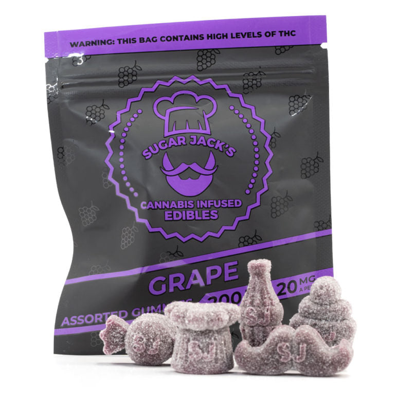 GOMMES AU THC SUGAR JACKS | ALIMENTS 200 MG 