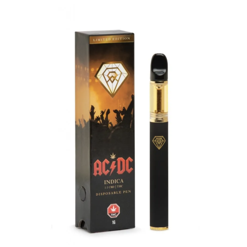 DIAMOND CONCENTRATES THC+CBD 1:1 DISPOSABLE VAPE PEN | 1000MG