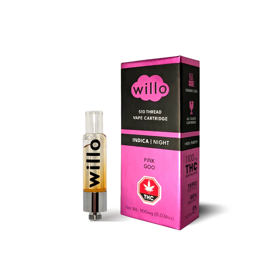 WILLO THC 510 VAPE CART | 1100MG