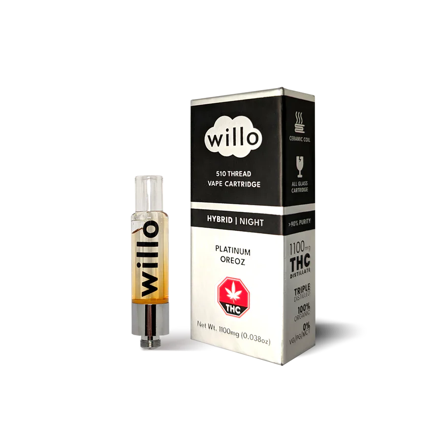 WILLO THC 510 VAPE CART | 1100MG