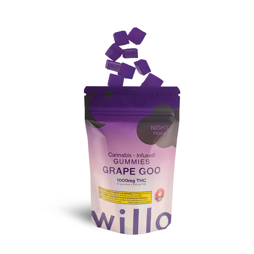 GOMMES JOUR ET NUIT AU THC WILLO | ALIMENTS 1000MG 