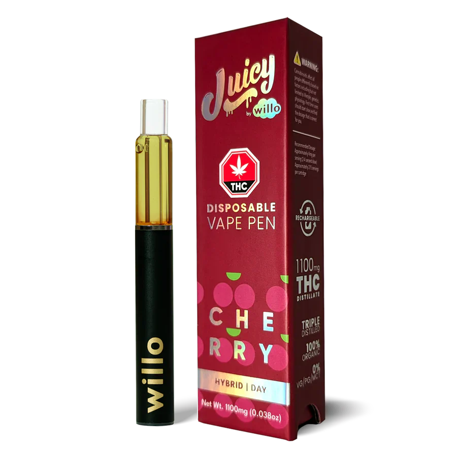 WILLO THC JUICY DISPOSABLE VAPE PEN | 1100MG