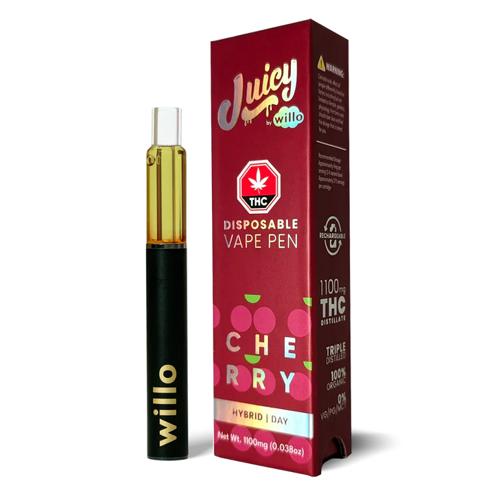 WILLO THC JUICY DISPOSABLE VAPE PEN | 1100MG