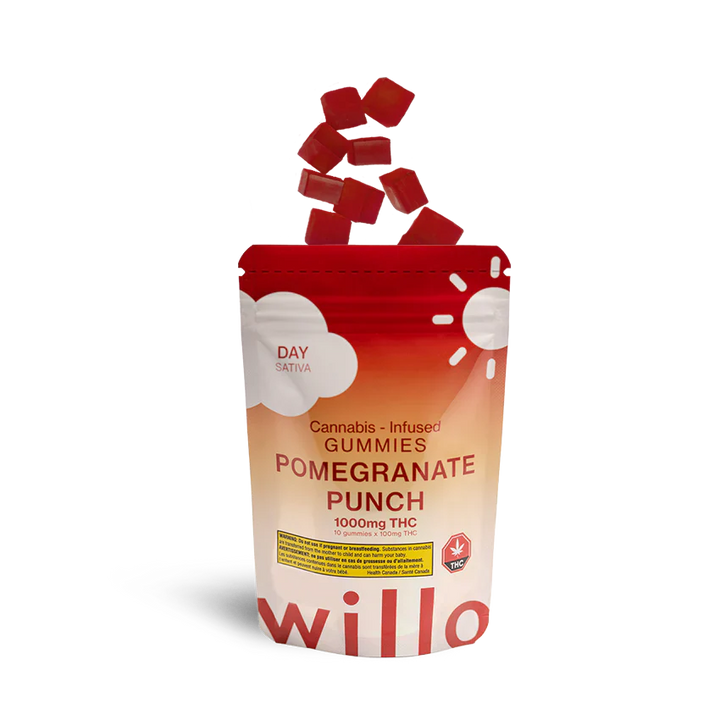 GOMMES JOUR ET NUIT AU THC WILLO | ALIMENTS 1000MG 