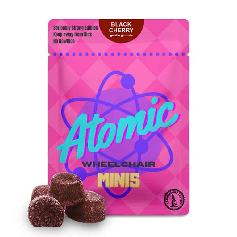 MINI GOMMES AU THC POUR FAUTEUIL ROULANT ATOMIC | ALIMENTS 1200MG