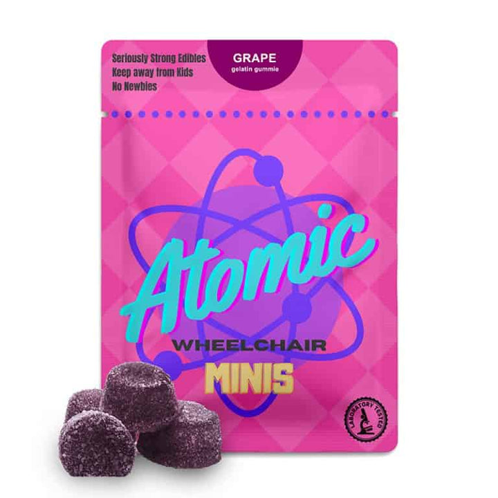 MINI GOMMES AU THC POUR FAUTEUIL ROULANT ATOMIC | ALIMENTS 1200MG