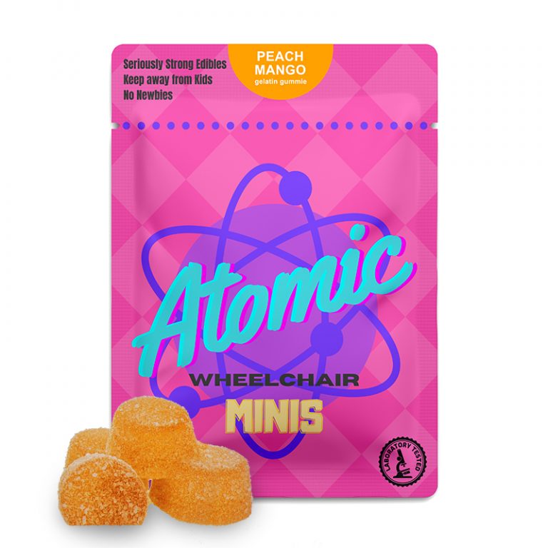 MINI GOMMES AU THC POUR FAUTEUIL ROULANT ATOMIC | ALIMENTS 1200MG