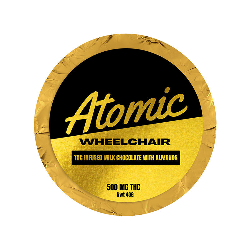 ATOMIC WHEELCHAIR THC AMANDE ET CHOCOLAT | 500 MG COMESTIBLES 