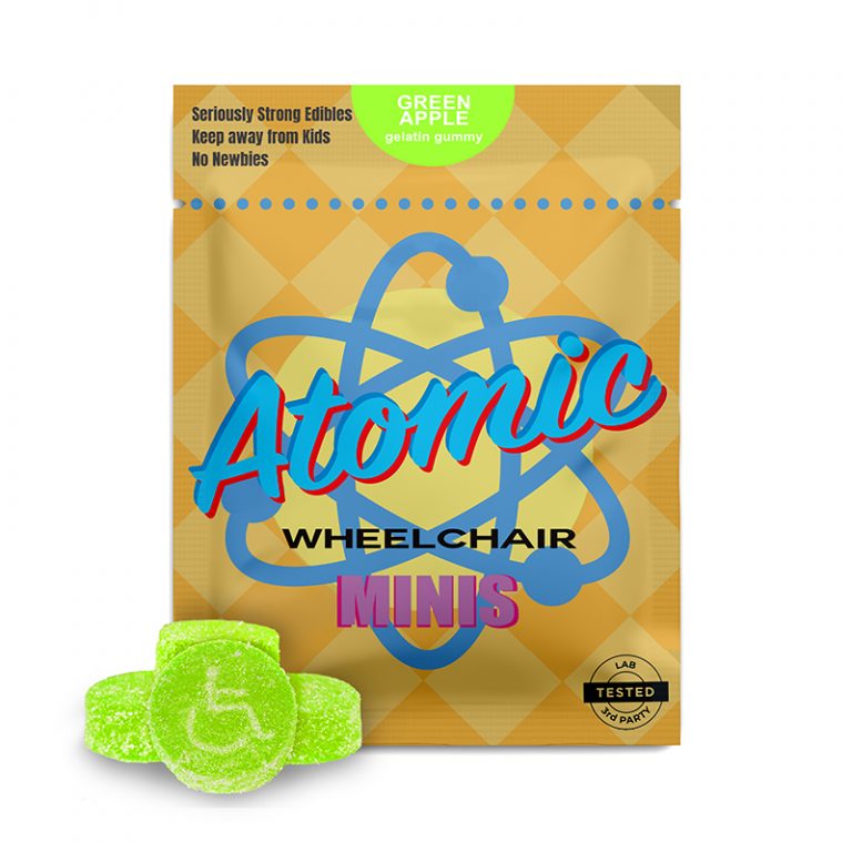 ATOMIC WHEELCHAIR MINI THC GUMMIES | 800MG EDIBLES