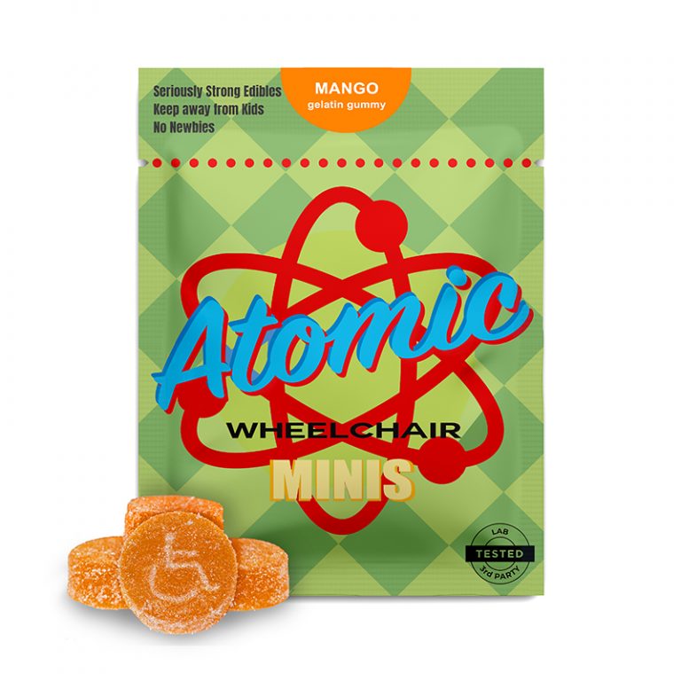 ATOMIC WHEELCHAIR MINI THC GUMMIES | 400MG EDIBLES