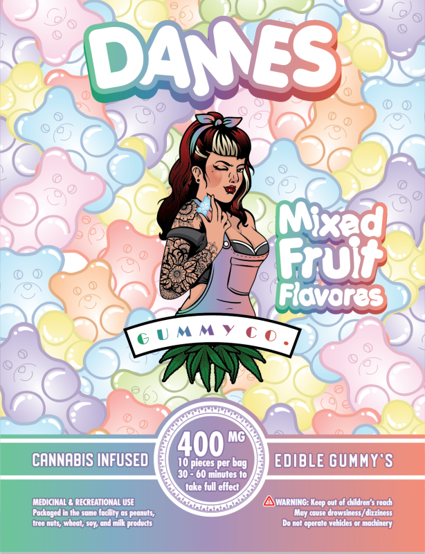 DAMES THC GUMMIES | 400MG EDIBLES