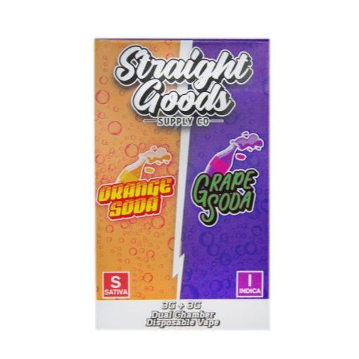 STRAIGHT GOODS SUPPLY CO THC DUAL DISPOSABLE VAPE PEN | 6000MG