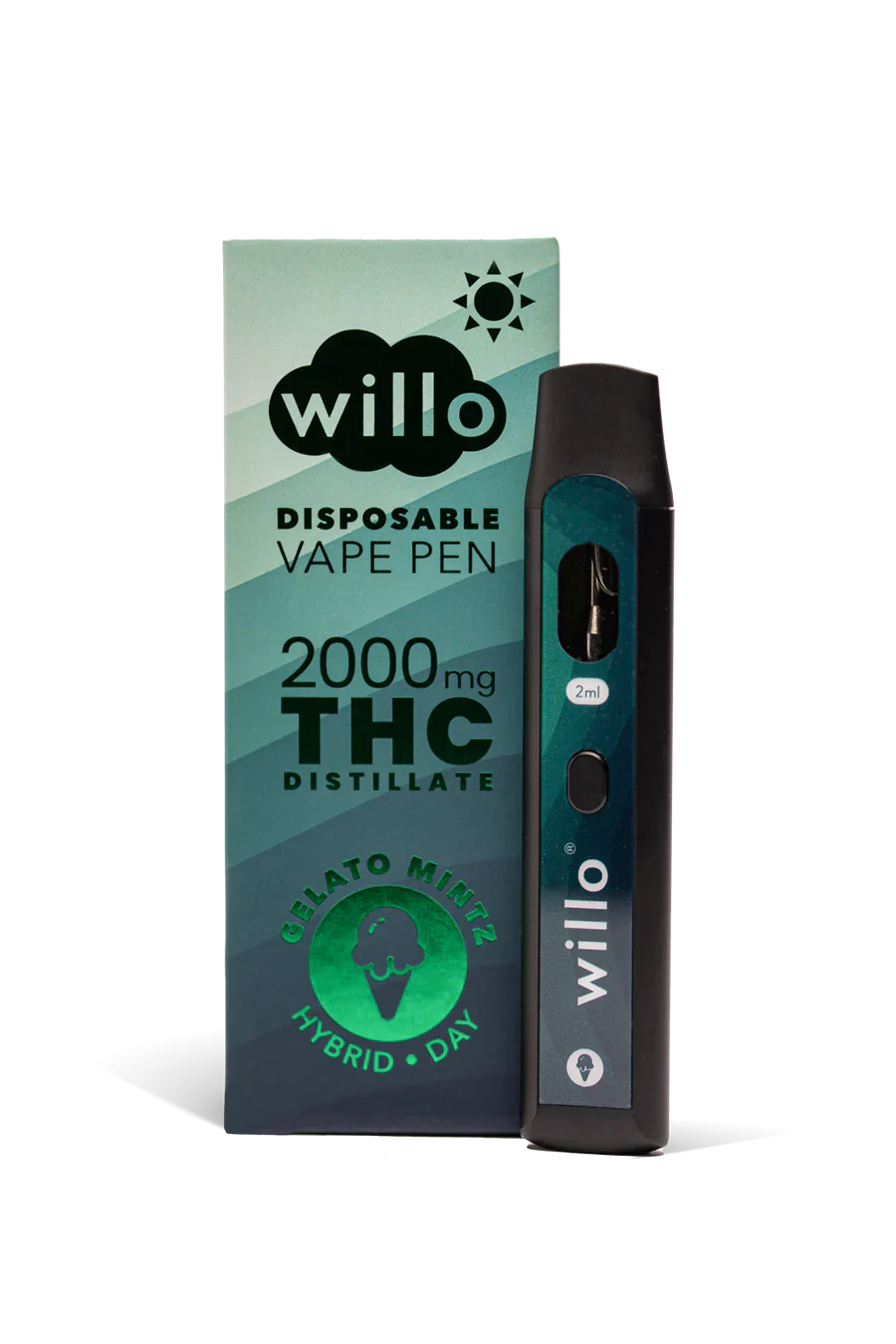 WILLO THC DISPOSABLE VAPE PEN | 2000MG